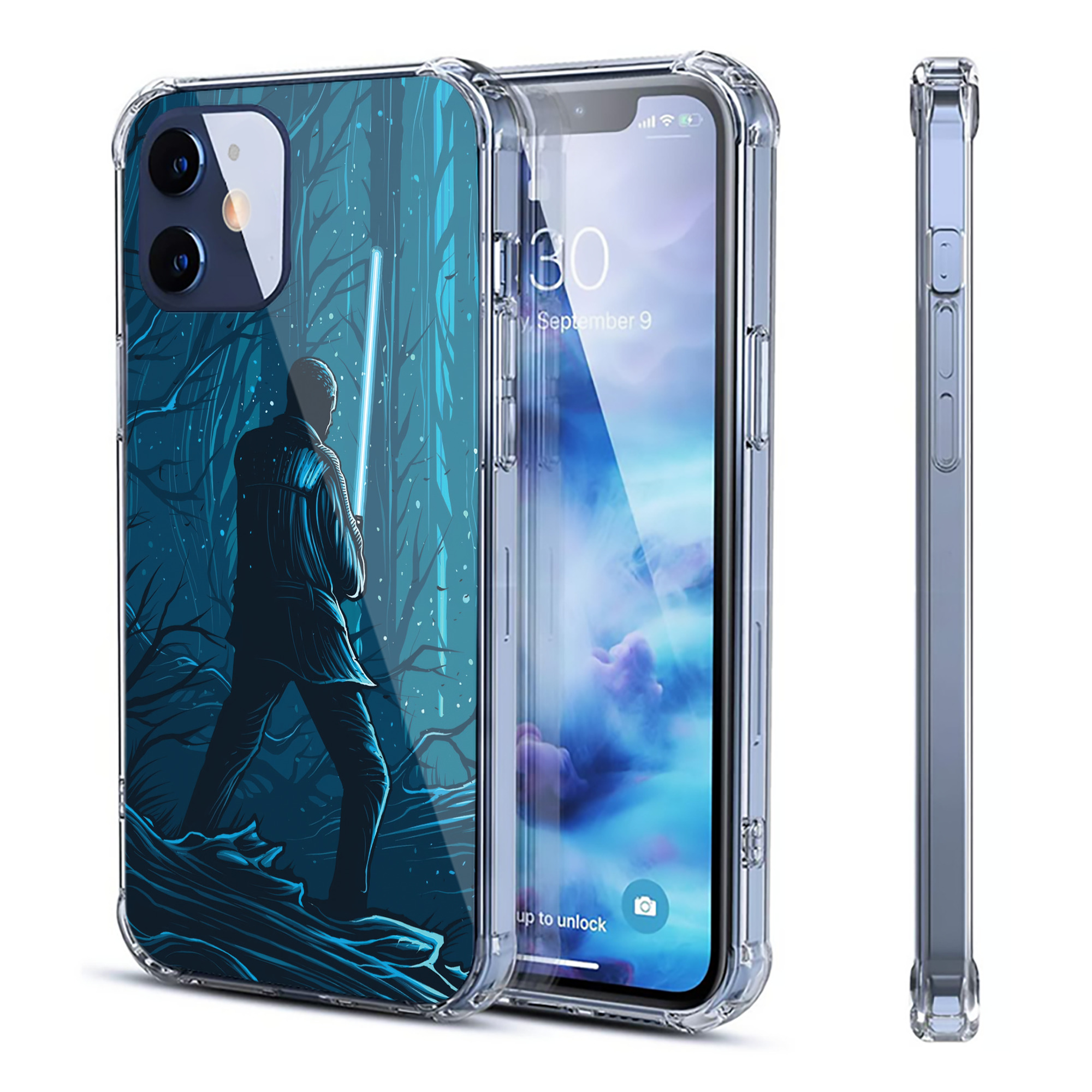 （画像用） スター・ウォーズ Star Wars 【iPhone 12シリーズ対応】透明スマホケース（クリアソフトケース）